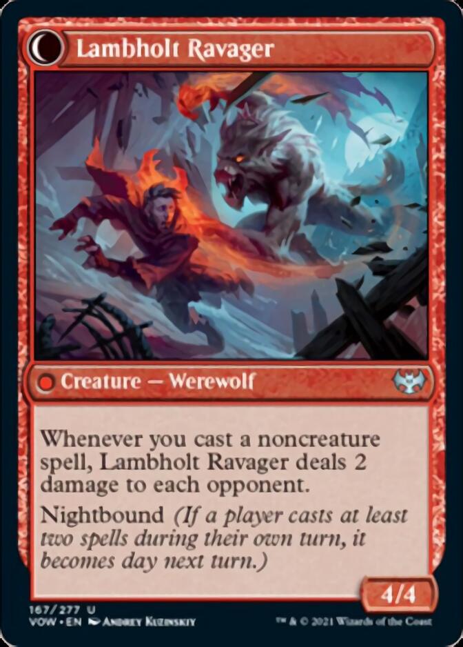Lambholt Raconteur // Lambholt Ravager [Innistrad: Crimson Vow] | Gear Gaming Bentonville