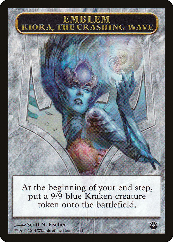 Kiora, the Crashing Wave Emblem [Born of the Gods Tokens] | Gear Gaming Bentonville