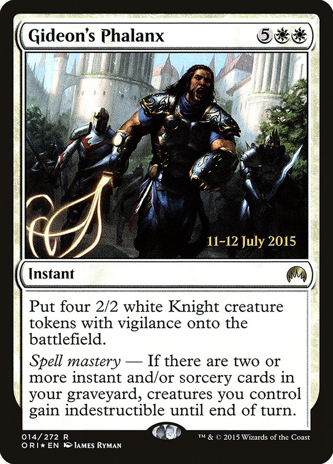 Gideon's Phalanx [Magic Origins Prerelease Promos] | Gear Gaming Bentonville