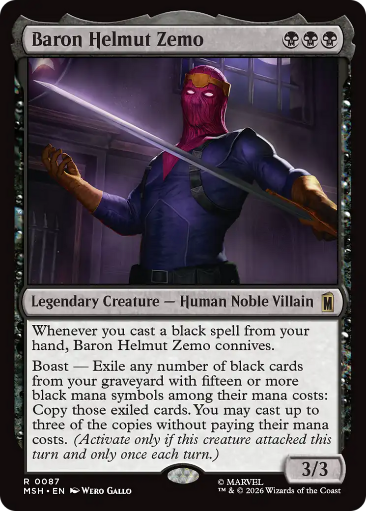 Baron Helmut Zemo [Marvel Super Heroes] | Gear Gaming Bentonville
