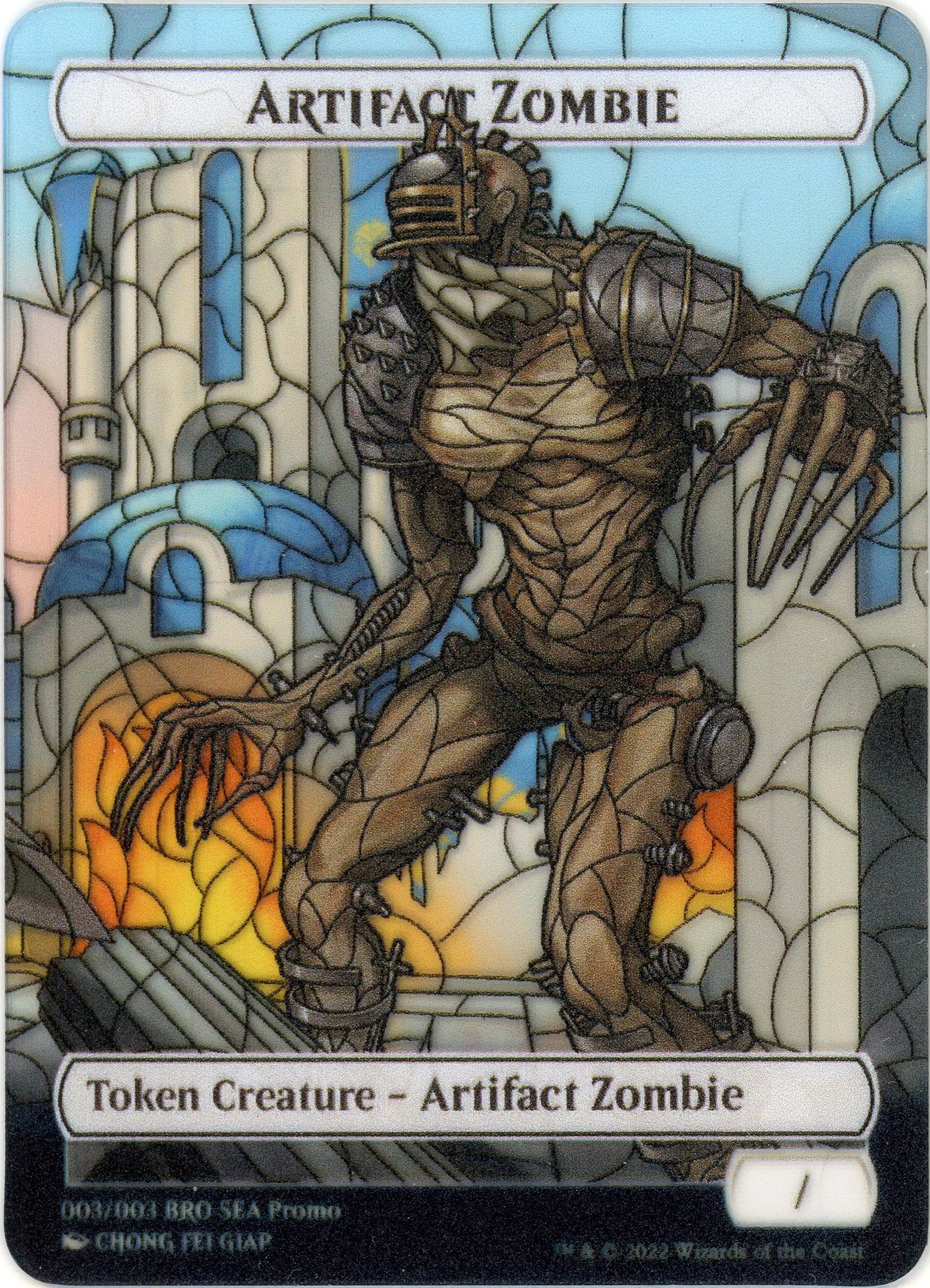 Artifact Zombie Token (SEA Exclusive) [The Brothers' War Tokens] | Gear Gaming Bentonville