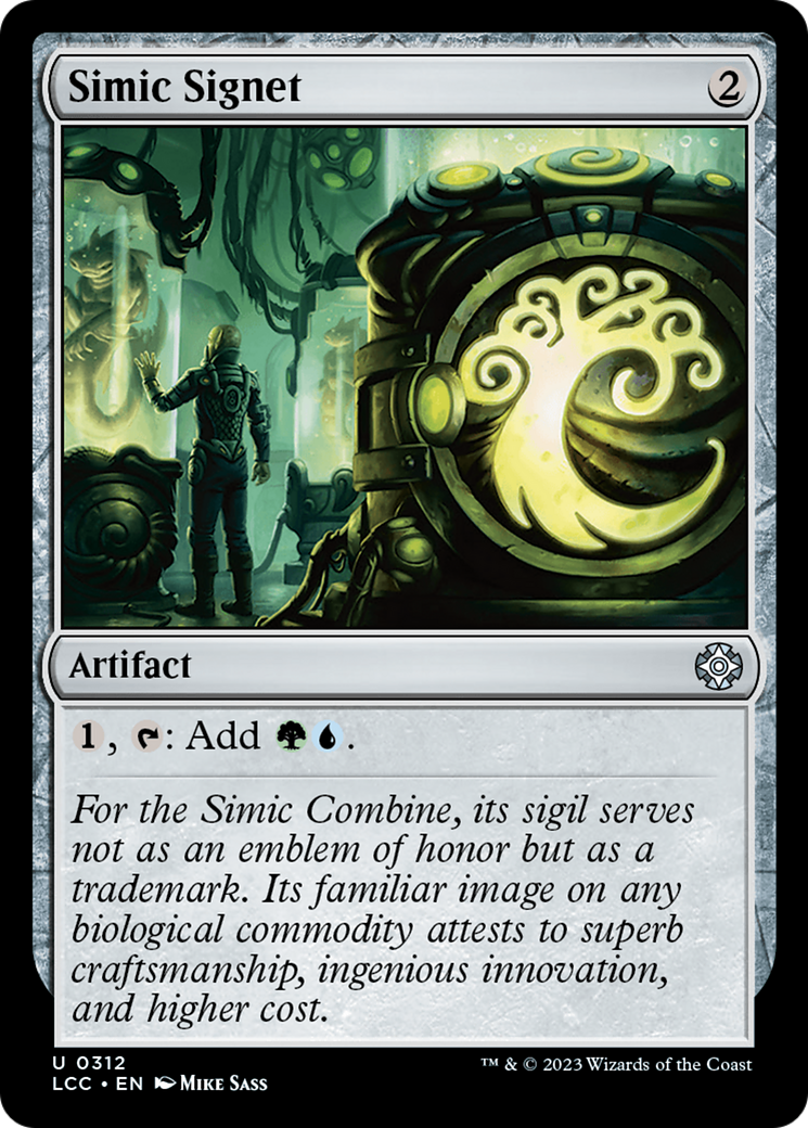 Simic Signet [The Lost Caverns of Ixalan Commander] | Gear Gaming Bentonville