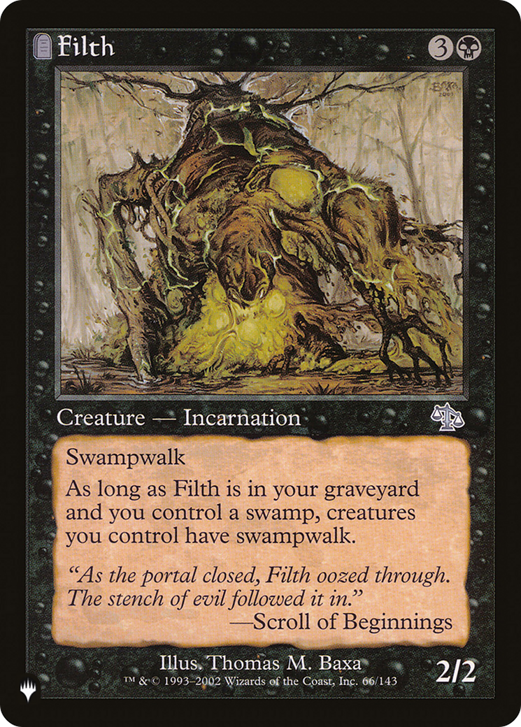 Filth [The List Reprints] | Gear Gaming Bentonville