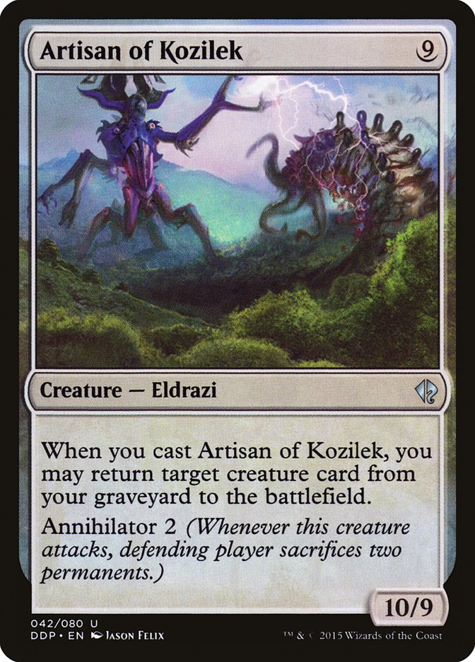 Artisan of Kozilek [Duel Decks: Zendikar vs. Eldrazi] | Gear Gaming Bentonville