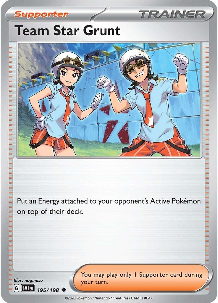 Team Star Grunt (195/198) [Scarlet & Violet: Base Set] | Gear Gaming Bentonville