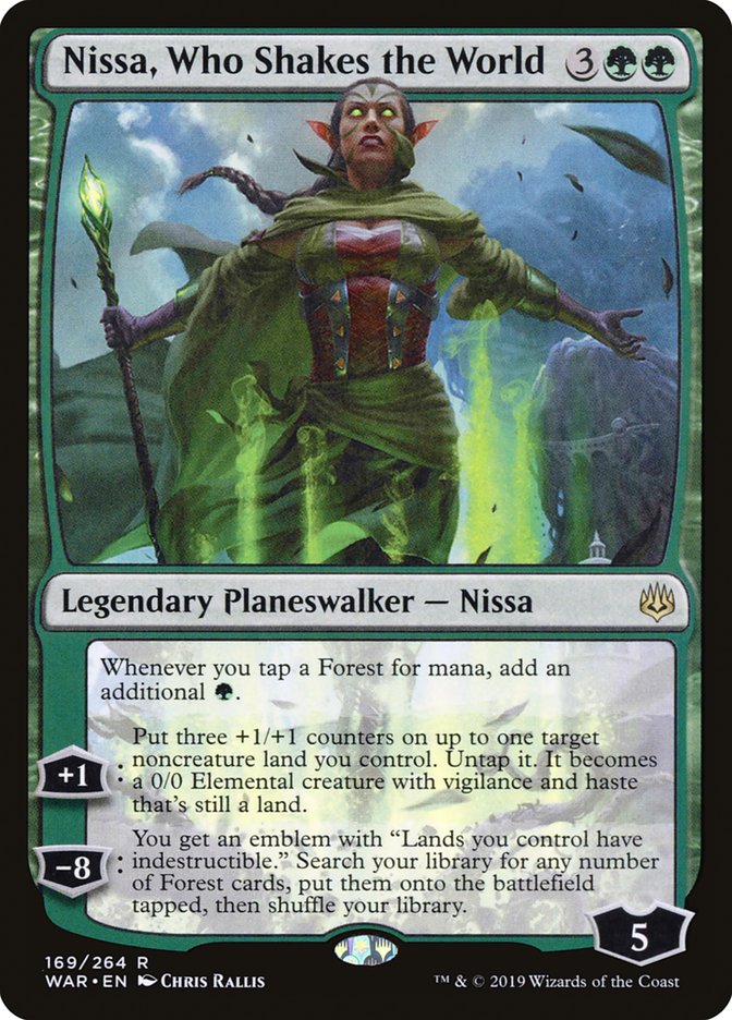 Nissa, Who Shakes the World [War of the Spark] | Gear Gaming Bentonville