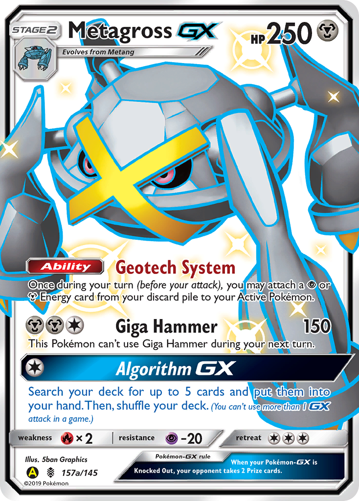 Metagross GX (157a/145) [Alternate Art Promos] | Gear Gaming Bentonville