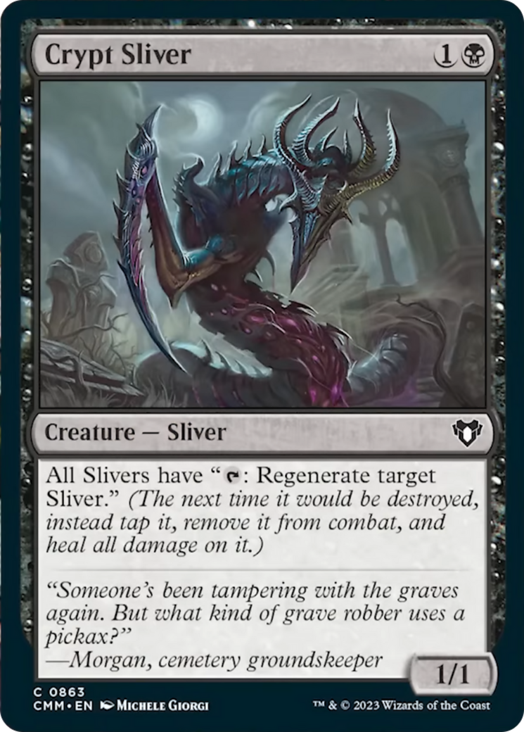 Crypt Sliver [Commander Masters] | Gear Gaming Bentonville