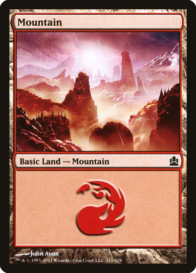 Mountain (311) [Commander 2011] | Gear Gaming Bentonville