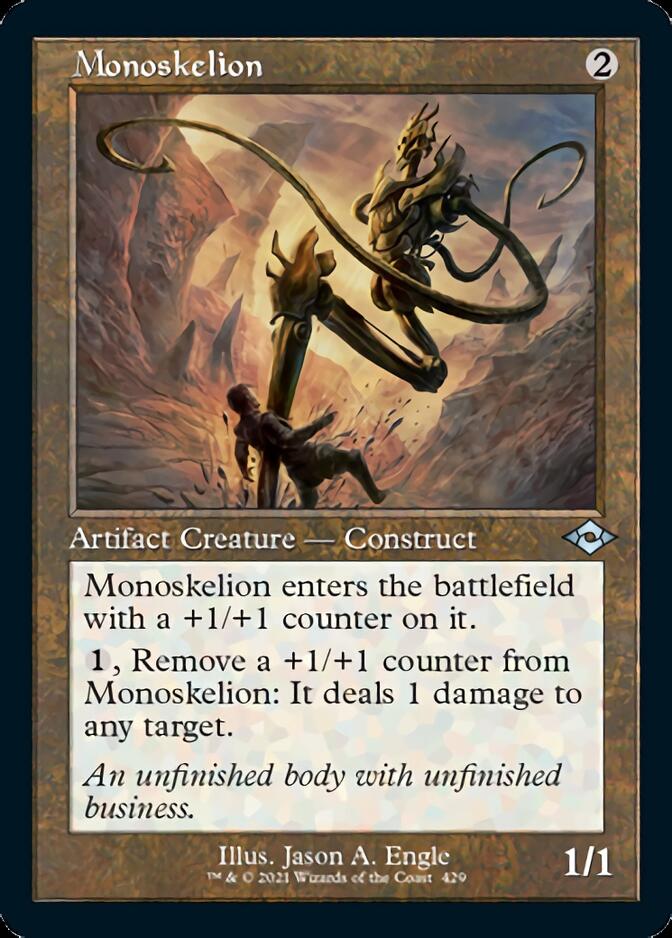 Monoskelion (Retro Foil Etched) [Modern Horizons 2] | Gear Gaming Bentonville