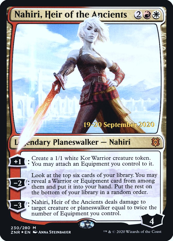 Nahiri, Heir of the Ancients [Zendikar Rising Prerelease Promos] | Gear Gaming Bentonville