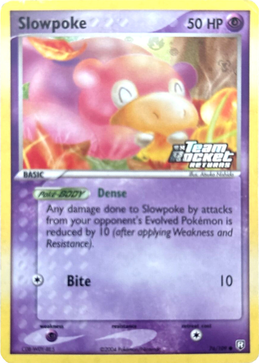 Slowpoke (76/109) (Stamped) [EX: Team Rocket Returns] | Gear Gaming Bentonville
