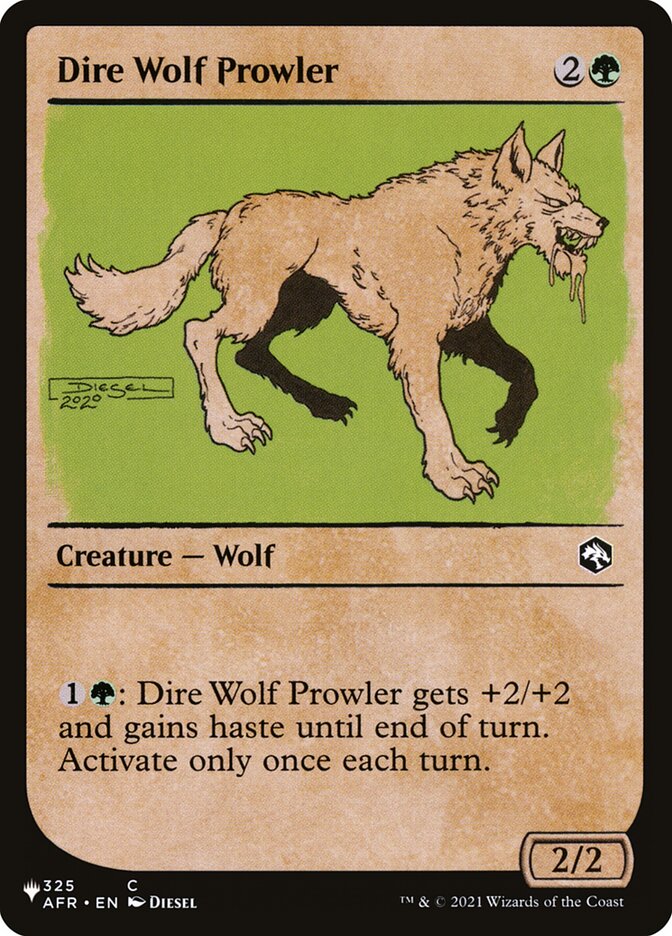 Dire Wolf Prowler (Showcase) [The List] | Gear Gaming Bentonville