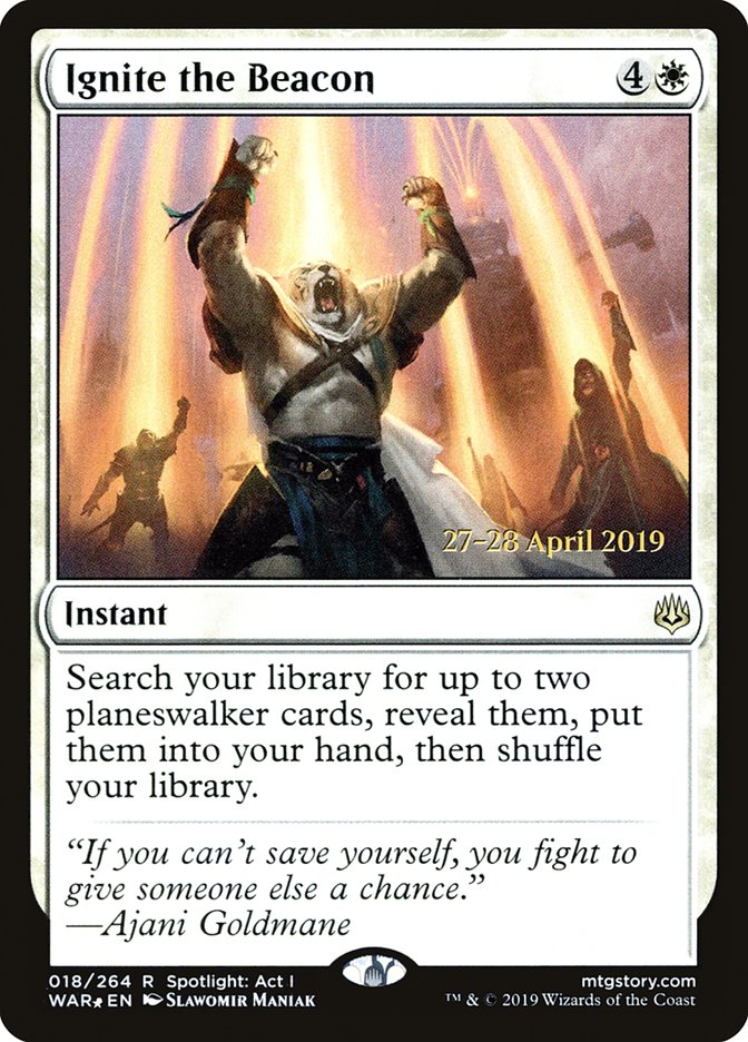 Ignite the Beacon [War of the Spark Prerelease Promos] | Gear Gaming Bentonville