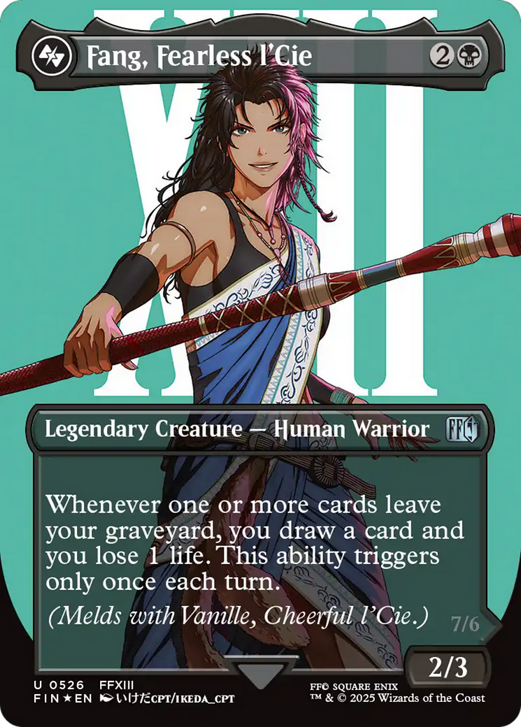 Fang, Fearless l'Cie (Borderless) (Surge Foil) [FINAL FANTASY] | Gear Gaming Bentonville