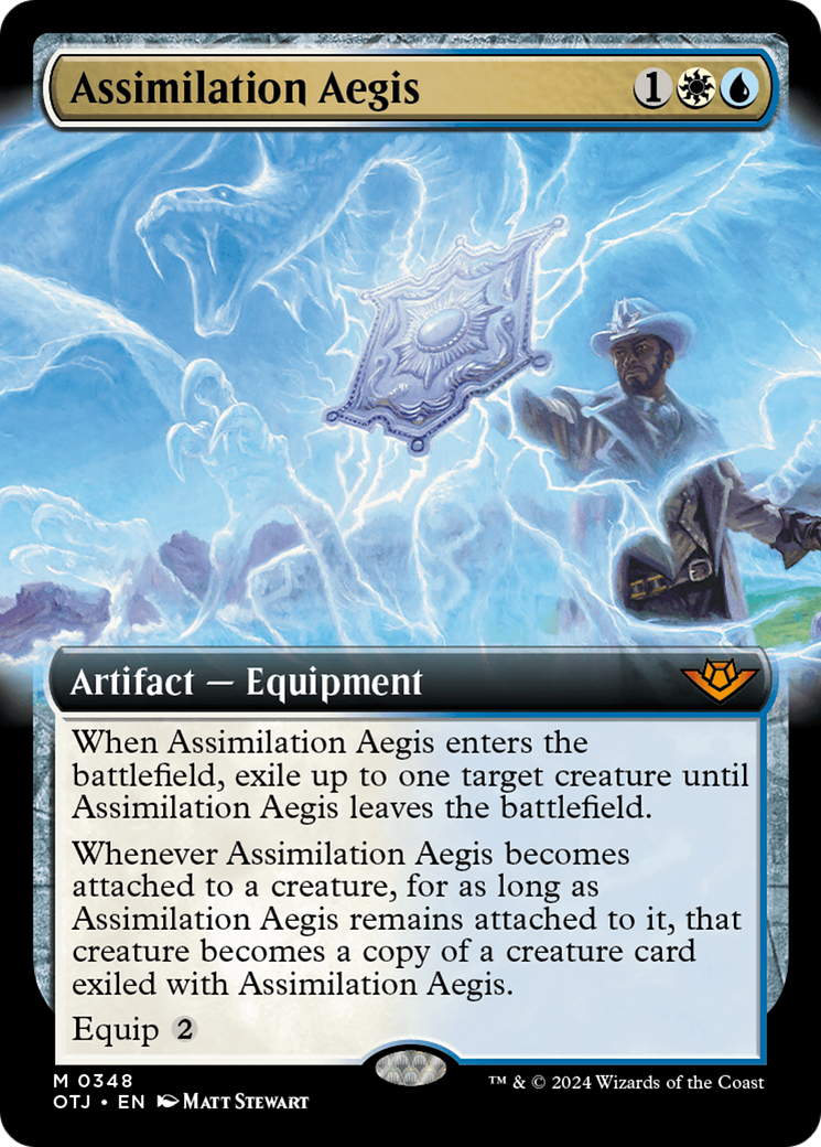 Assimilation Aegis (Extended Art) [Outlaws of Thunder Junction] | Gear Gaming Bentonville