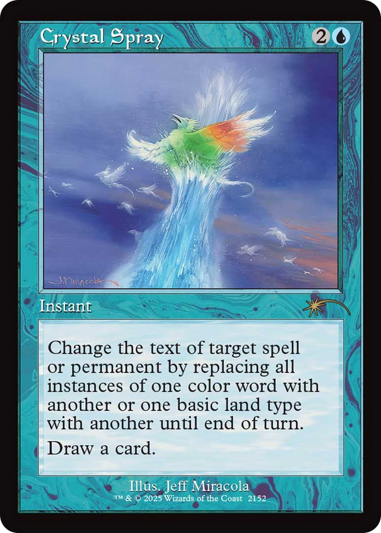 Crystal Spray (Retro Frame) [Secret Lair Drop Series] | Gear Gaming Bentonville