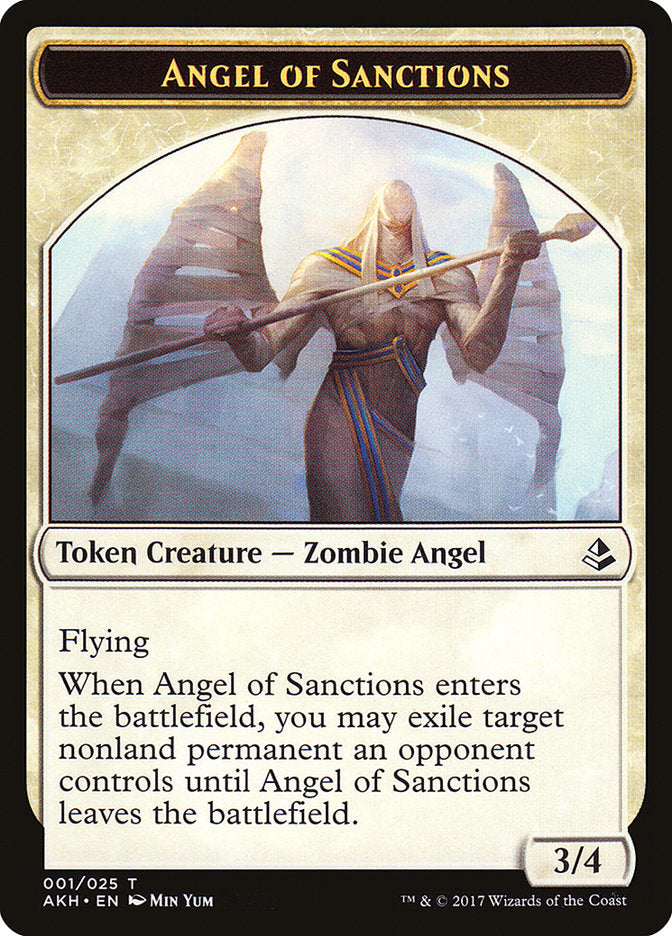 Angel of Sanctions Token [Amonkhet Tokens] | Gear Gaming Bentonville