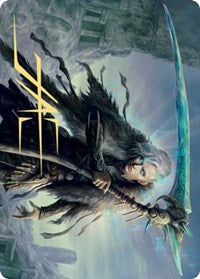 Egon, God of Death Art Card (Gold-Stamped Signature) [Kaldheim Art Series] | Gear Gaming Bentonville