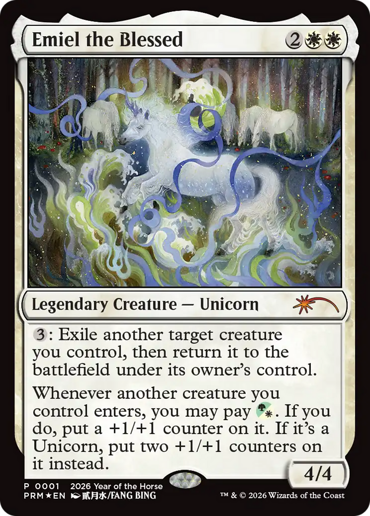Emiel the Blessed (Year of the Horse 2026) [Standard Showdown Promos] | Gear Gaming Bentonville