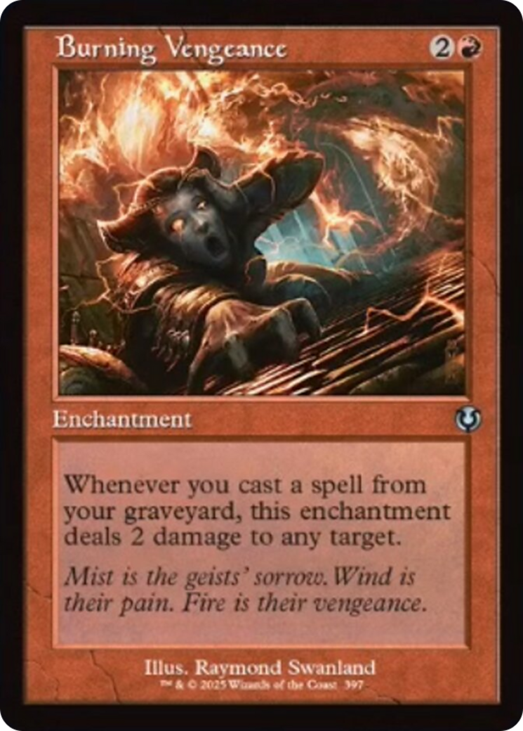 Burning Vengeance (Retro Frame) [Innistrad Remastered] | Gear Gaming Bentonville