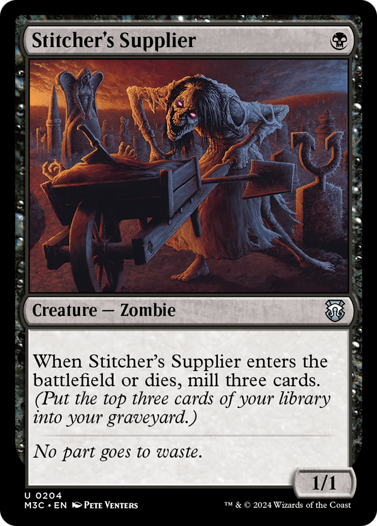 Stitcher's Supplier (Ripple Foil) [Modern Horizons 3 Commander] | Gear Gaming Bentonville