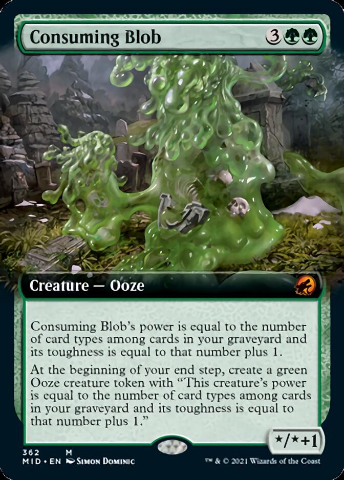 Consuming Blob (Extended Art) [Innistrad: Midnight Hunt] | Gear Gaming Bentonville