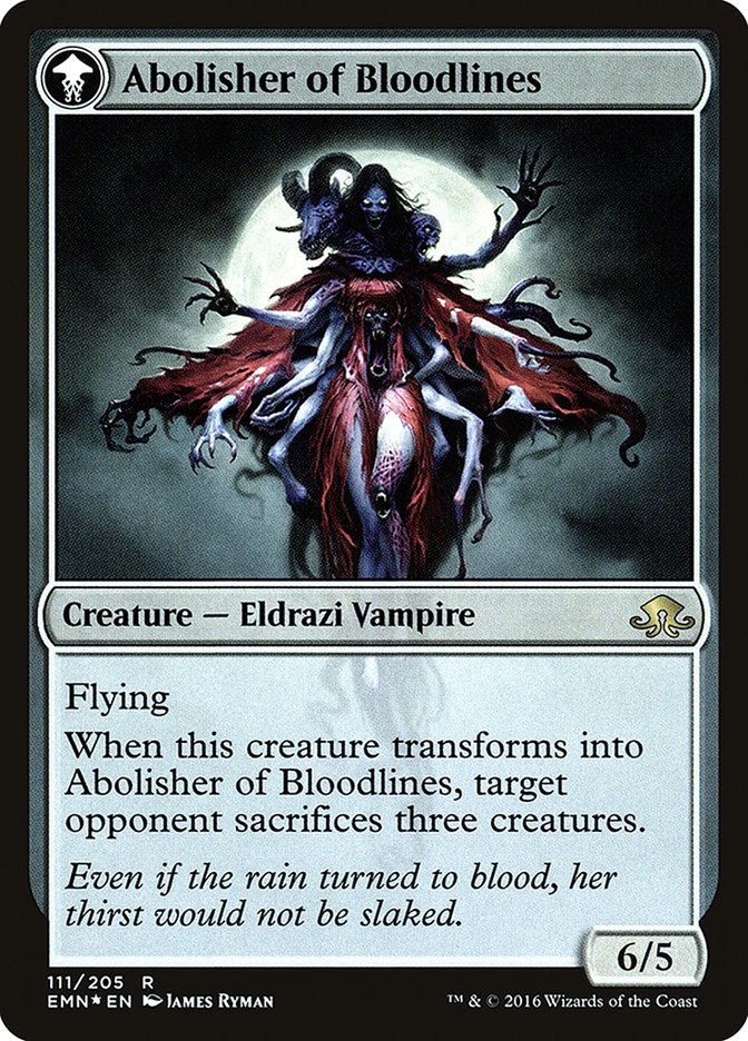 Voldaren Pariah // Abolisher of Bloodlines [Eldritch Moon Prerelease Promos] | Gear Gaming Bentonville