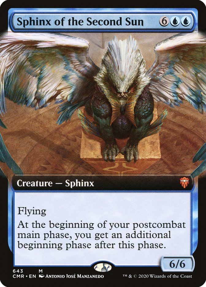 Sphinx of the Second Sun (Extended Art) [Commander Legends] | Gear Gaming Bentonville