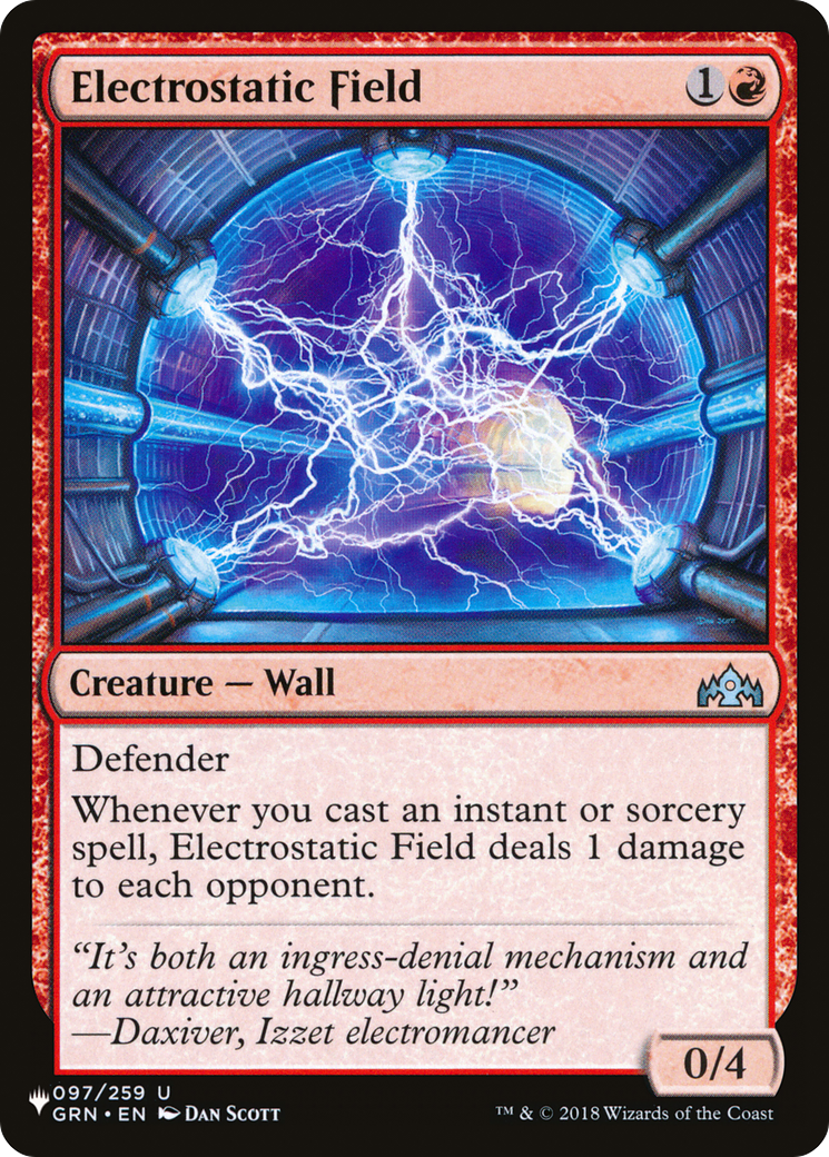 Electrostatic Field [The List Reprints] | Gear Gaming Bentonville