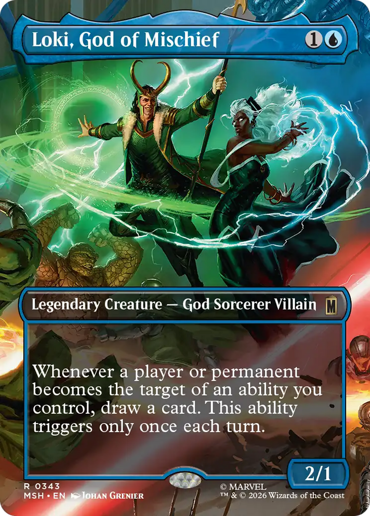 Loki, God of Mischief (Borderless) [Marvel Super Heroes] | Gear Gaming Bentonville