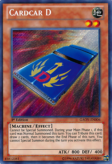 Cardcar D [GAOV-EN006] Secret Rare | Gear Gaming Bentonville
