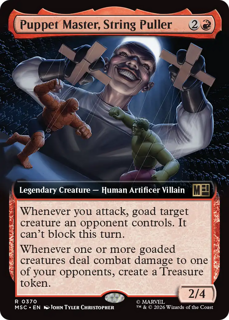 Puppet Master, String Puller (Extended Art) [Marvel Super Heroes Commander] | Gear Gaming Bentonville