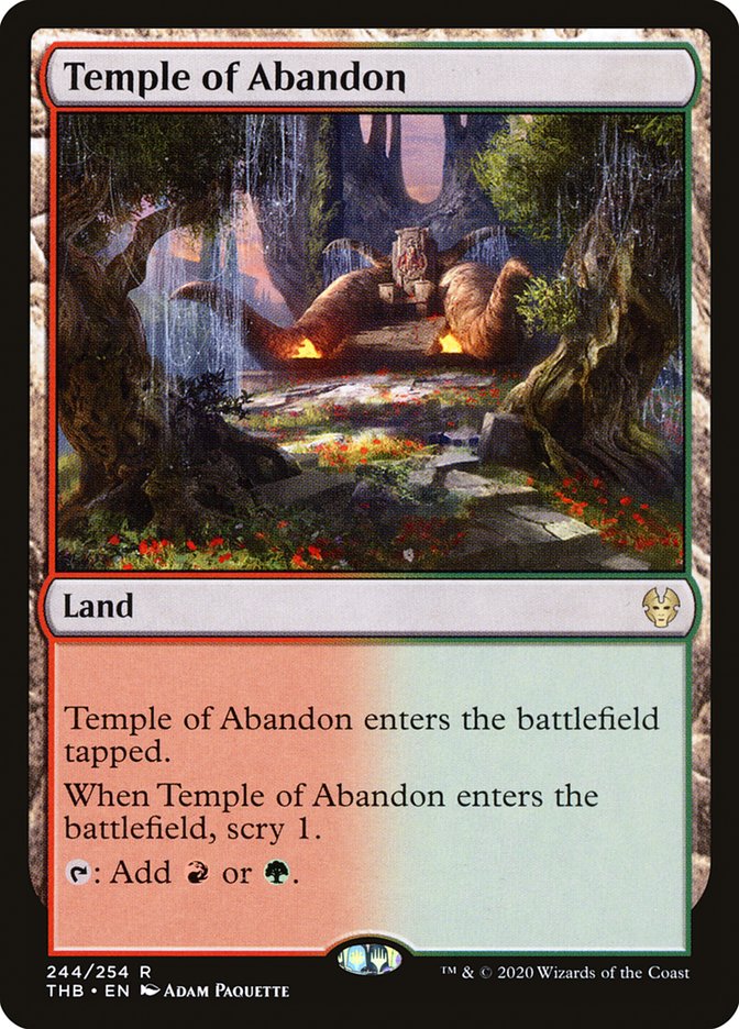 Temple of Abandon [Theros Beyond Death] | Gear Gaming Bentonville