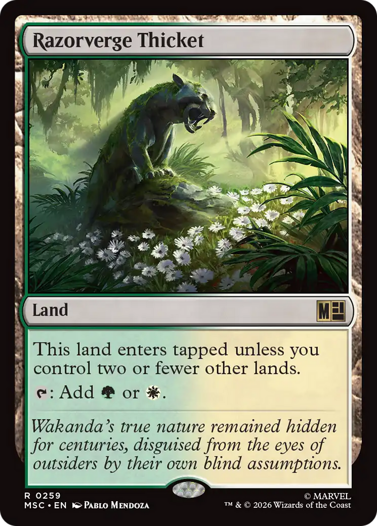 Razorverge Thicket [Marvel Super Heroes Commander] | Gear Gaming Bentonville