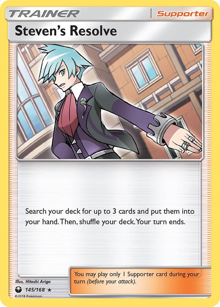 Steven's Resolve (145/168) [Sun & Moon: Celestial Storm] | Gear Gaming Bentonville