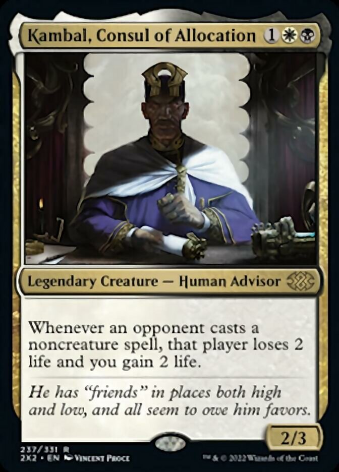 Kambal, Consul of Allocation [Double Masters 2022] | Gear Gaming Bentonville