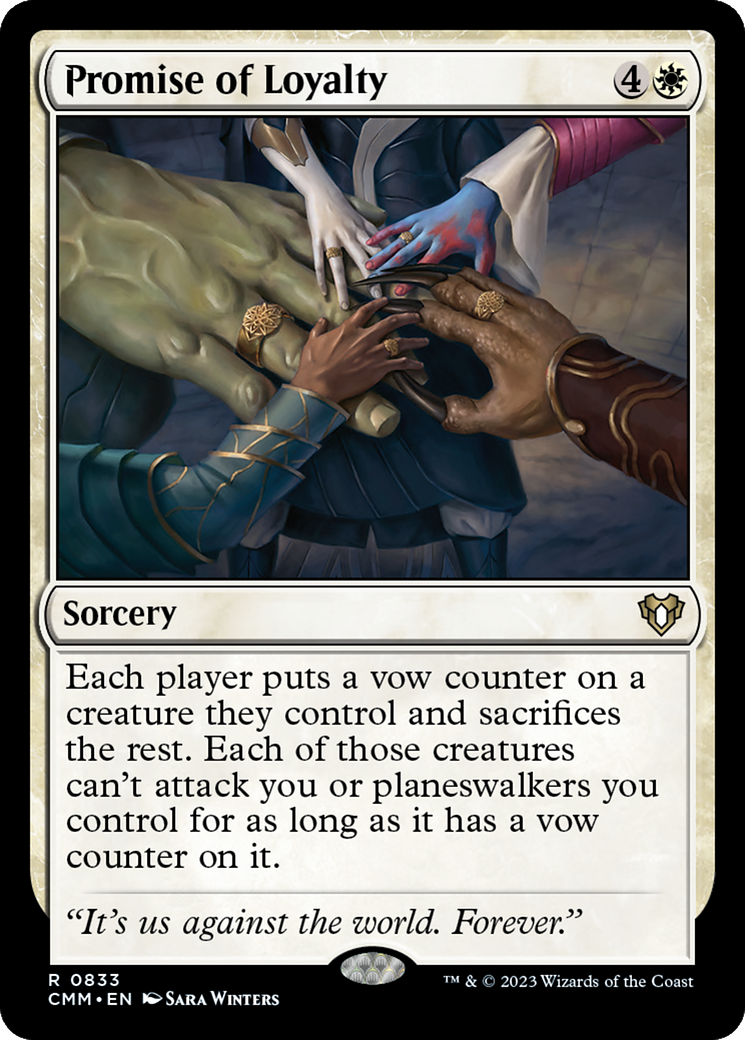 Promise of Loyalty [Commander Masters] | Gear Gaming Bentonville