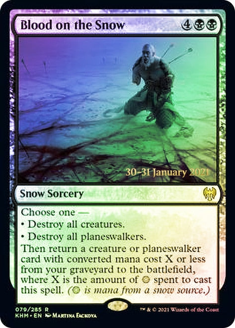 Blood on the Snow [Kaldheim Prerelease Promos] | Gear Gaming Bentonville