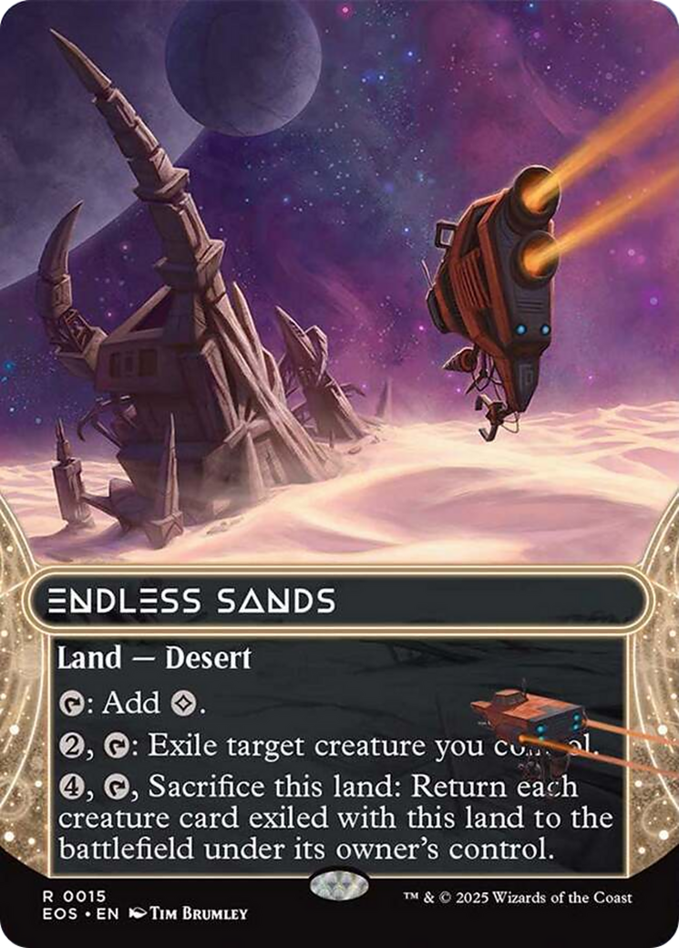 Endless Sands (0015) (Borderless) [Edge of Eternities: Stellar Sights] | Gear Gaming Bentonville