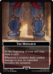 The Blackjack // The Monarch Double-Sided Token (Surge Foil) [FINAL FANTASY Commander Tokens] | Gear Gaming Bentonville