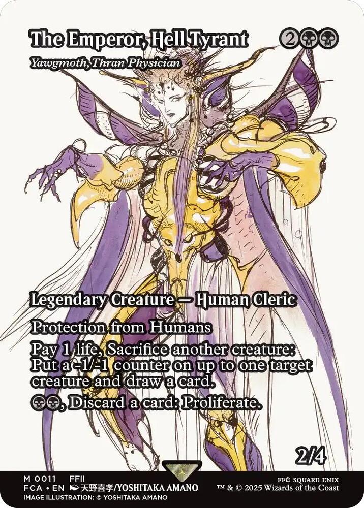 The Emperor, Hell Tyrant - Yawgmoth, Thran Physician (Showcase) [FINAL FANTASY : Through the Ages] | Gear Gaming Bentonville