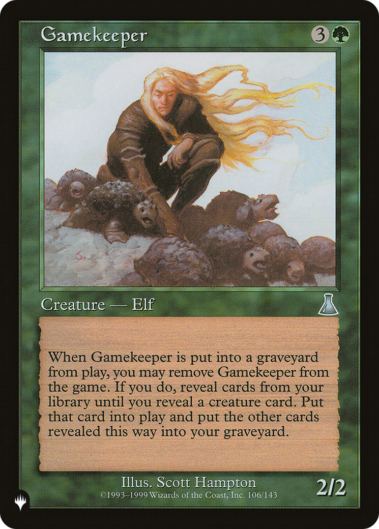 Gamekeeper [The List Reprints] | Gear Gaming Bentonville