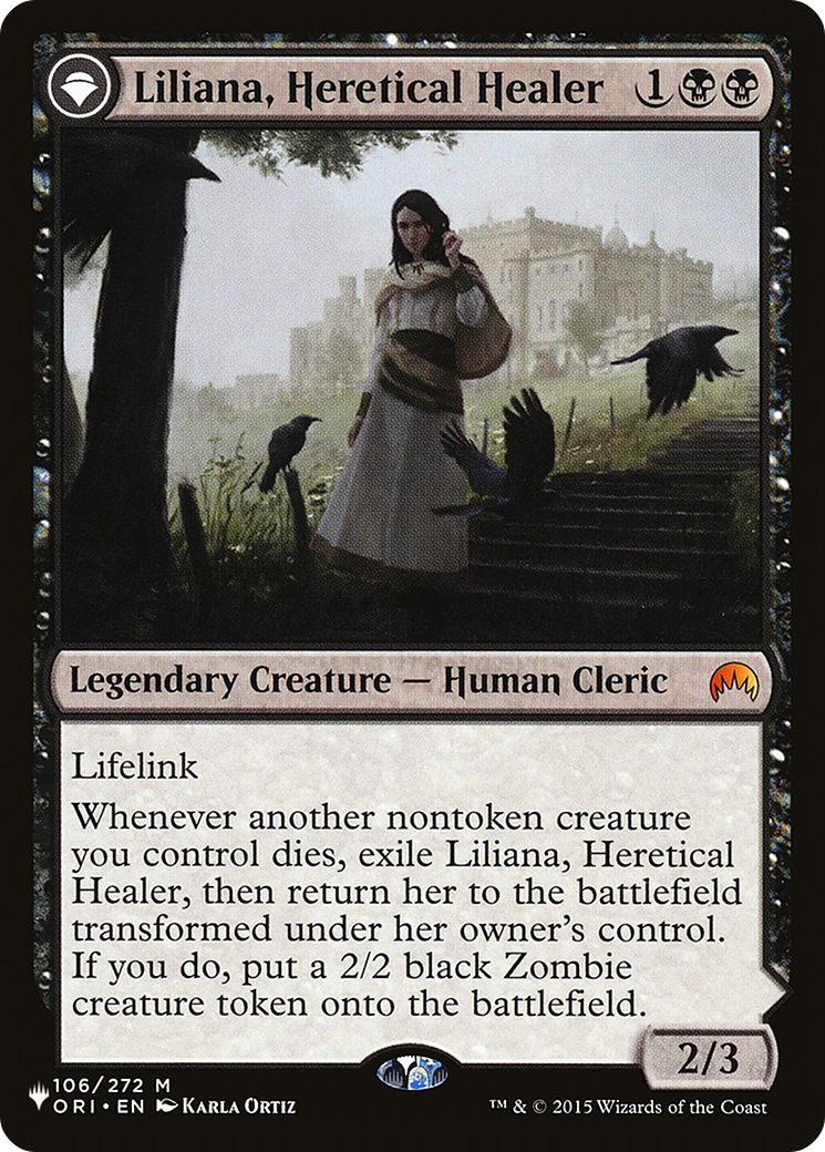 Liliana, Heretical Healer // Liliana, Defiant Necromancer [Secret Lair: From Cute to Brute] | Gear Gaming Bentonville