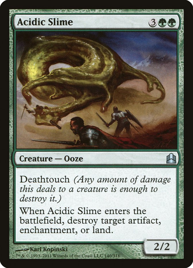 Acidic Slime [Commander 2011] | Gear Gaming Bentonville