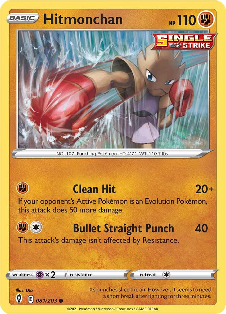 Hitmonchan (081/203) [Sword & Shield: Evolving Skies] | Gear Gaming Bentonville