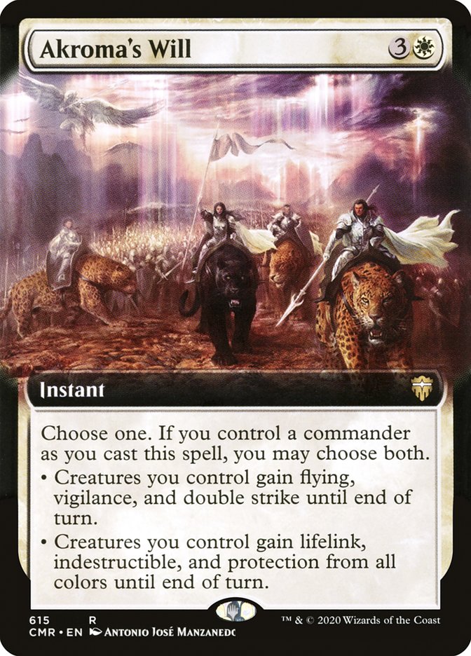 Akroma's Will (Extended Art) [Commander Legends] | Gear Gaming Bentonville