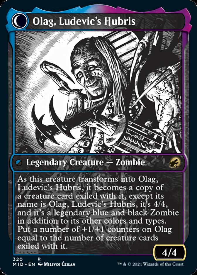 Ludevic, Necrogenius // Olag, Ludevic's Hubris (Showcase Eternal Night) [Innistrad: Midnight Hunt] | Gear Gaming Bentonville