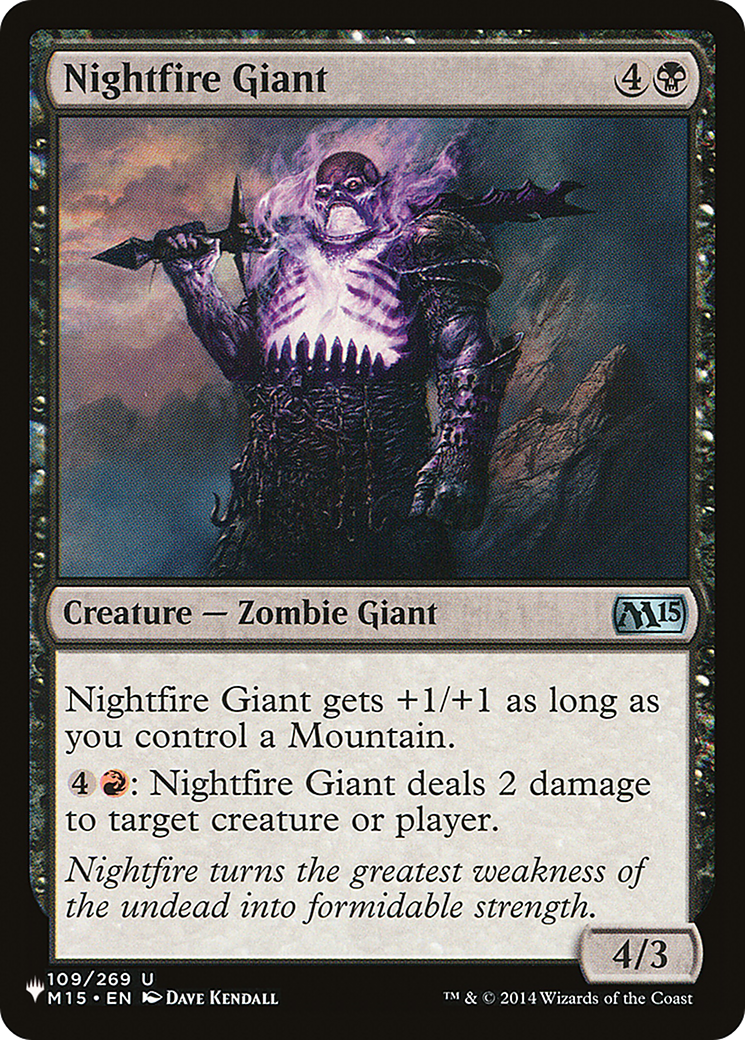 Nightfire Giant [The List Reprints] | Gear Gaming Bentonville