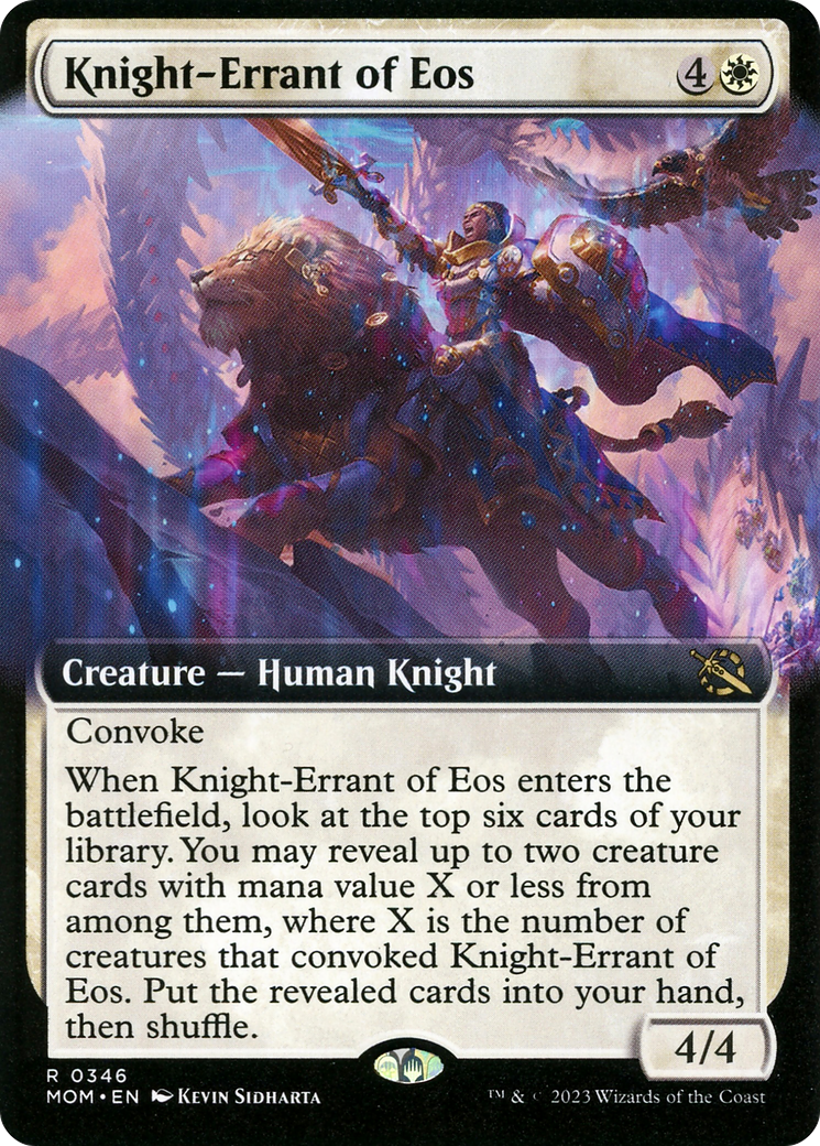 Knight-Errant of Eos (Extended Art) [March of the Machine] | Gear Gaming Bentonville